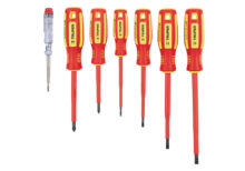 Juego 6 desarmadores dieléctricos y 1 probador de corriente  Truper  14196