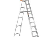 Escalera de tijera tipo II 9 peldaños y bandeja, Truper  10436