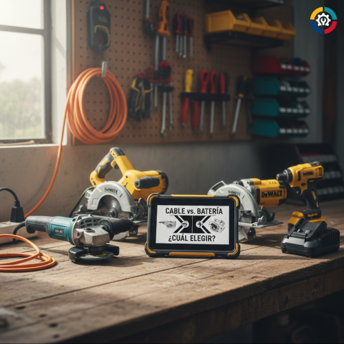 ¿Qué herramientas son mejores: eléctricas con cable o inalámbricas?